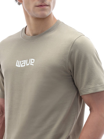 Celio Solid Regular Fit Cotton Green TShirts