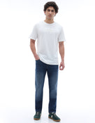Celio Solid Regular Fit Cotton Cream TShirts