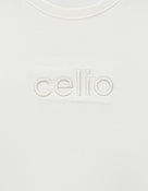 Celio Solid Regular Fit Cotton Cream TShirts