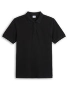 Celio Solid Straight Fit Cotton Black TShirts