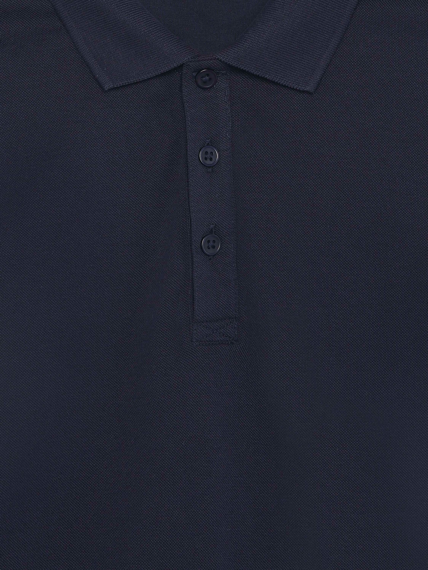Celio Solid Straight Fit Cotton Navy TShirts
