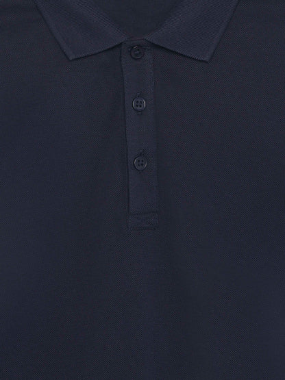 Celio Solid Straight Fit Cotton Navy TShirts