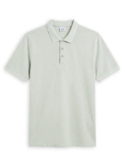 Celio Solid Straight Fit Cotton Green TShirts