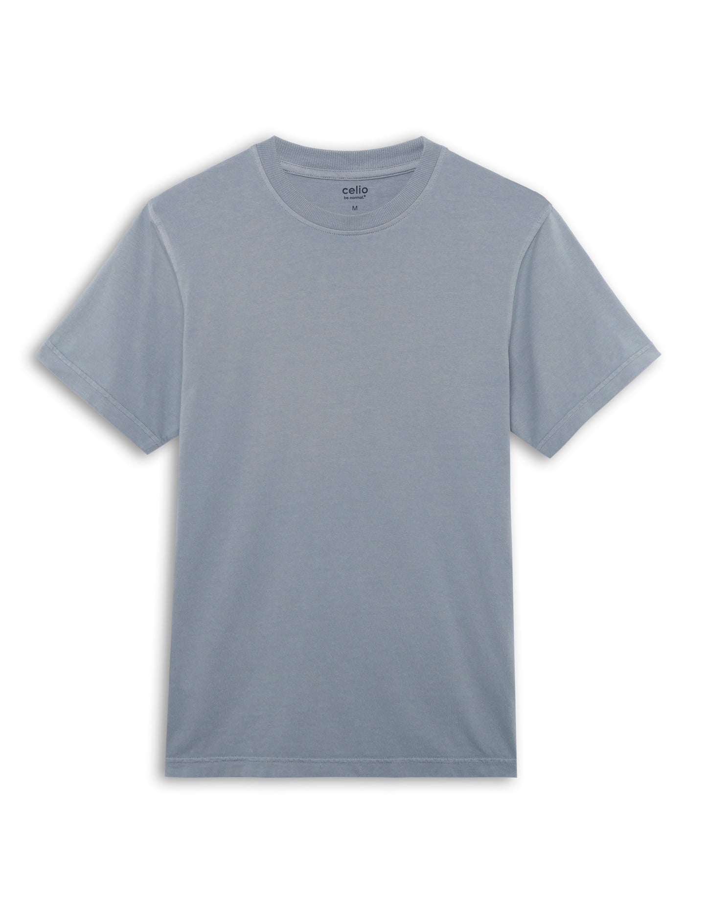 Celio Solid Regular Fit Cotton Green TShirts