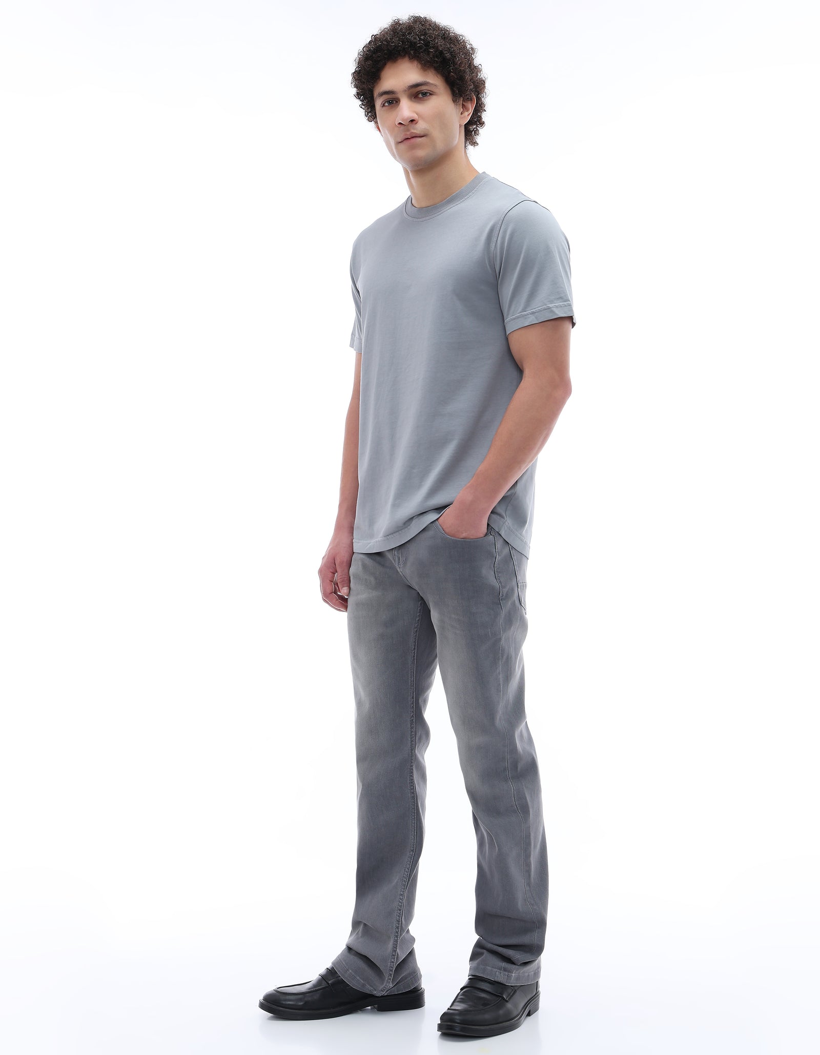 Celio Solid Regular Fit Cotton Green TShirts