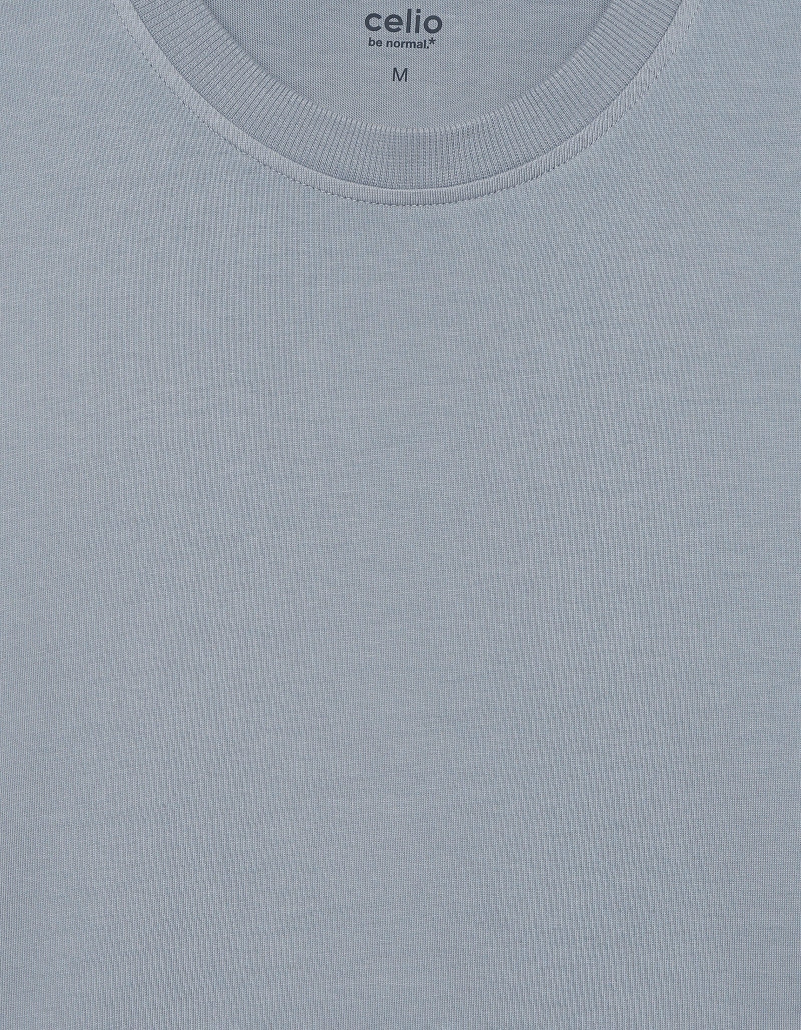 Celio Solid Regular Fit Cotton Green TShirts