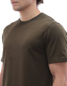 Celio* Regular Fit 100% Cotton Round neck T-shirt-Olive
