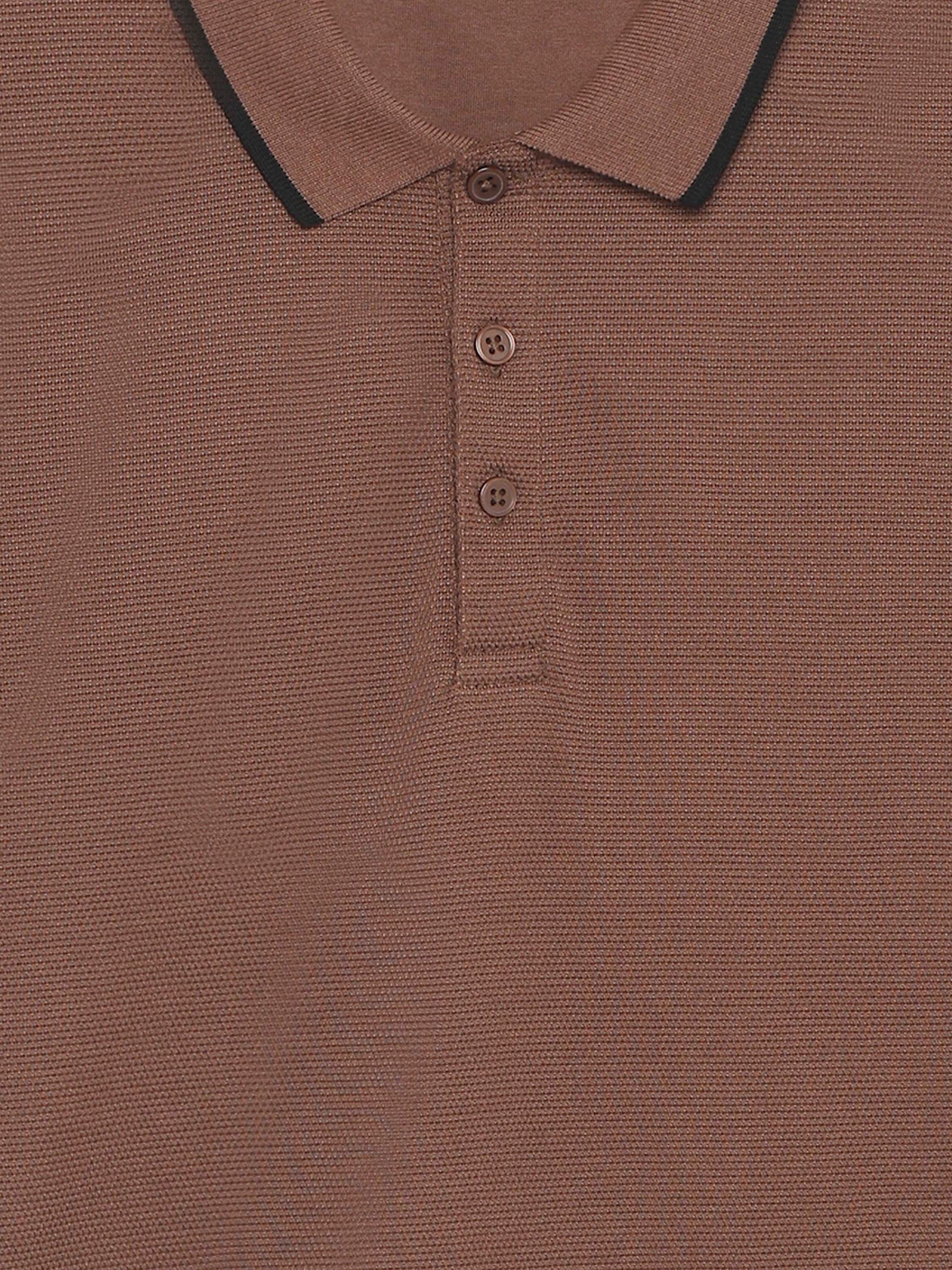 Celio Solid Regular Fit Cotton Brown TShirts
