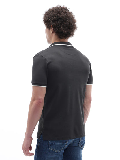 Celio Solid Regular Fit Cotton Grey TShirts