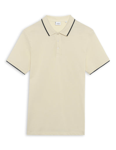 Celio Solid Regular Fit Cotton Cream TShirts