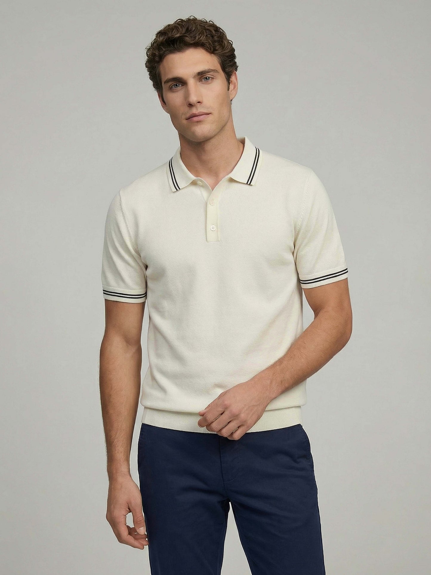 Celio* Men Off White Solid Regular Fit Cotton T-Shirts