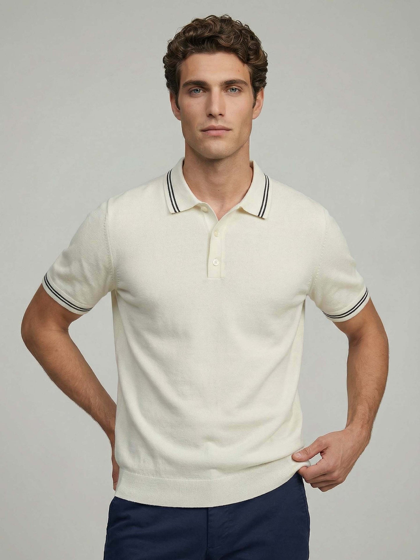 Celio* Men Off White Solid Regular Fit Cotton T-Shirts