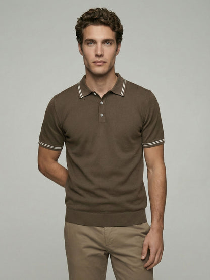 Celio* Men Brown Solid Regular Fit Cotton T-Shirts