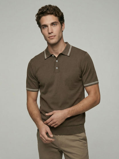 Celio* Men Brown Solid Regular Fit Cotton T-Shirts