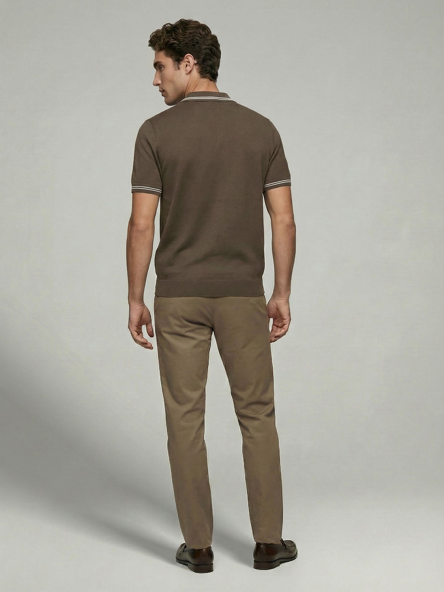 Celio* Men Brown Solid Regular Fit Cotton T-Shirts