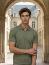 Celio* Men Olive Solid Regular Fit Cotton T-Shirts