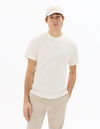 Celio Men White Solid Regular Fit Cotton T-Shirts