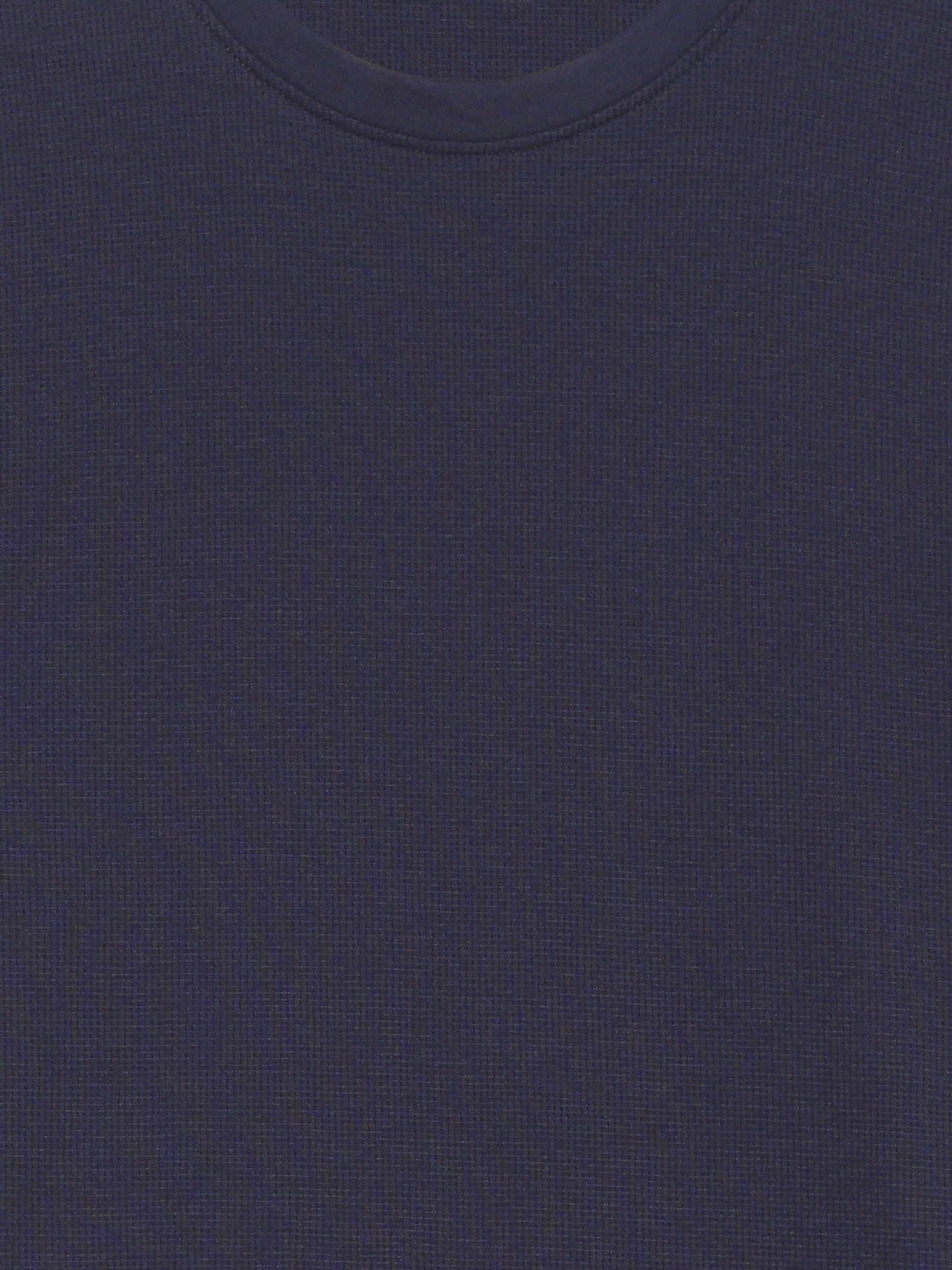 Celio Structured Regular Fit Cotton Poly Blend Navy Tshirts