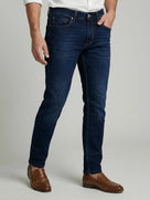 Celio Men Blue Solid Skinny Fit Cotton Jeans