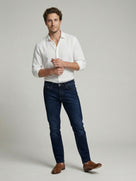 Celio Men Blue Solid Skinny Fit Cotton Jeans