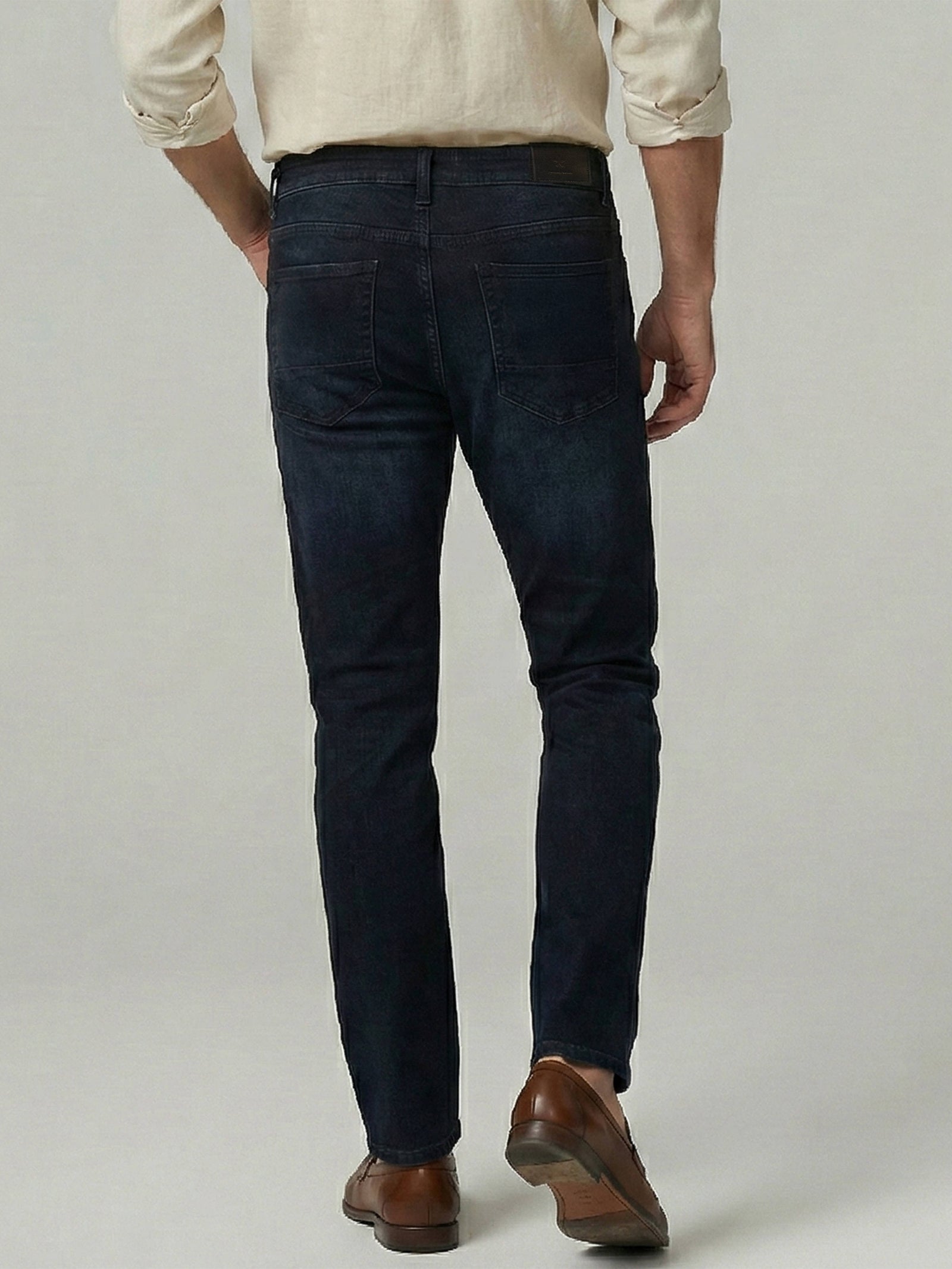 Celio Men Black Solid Skinny Fit Cotton Jeans