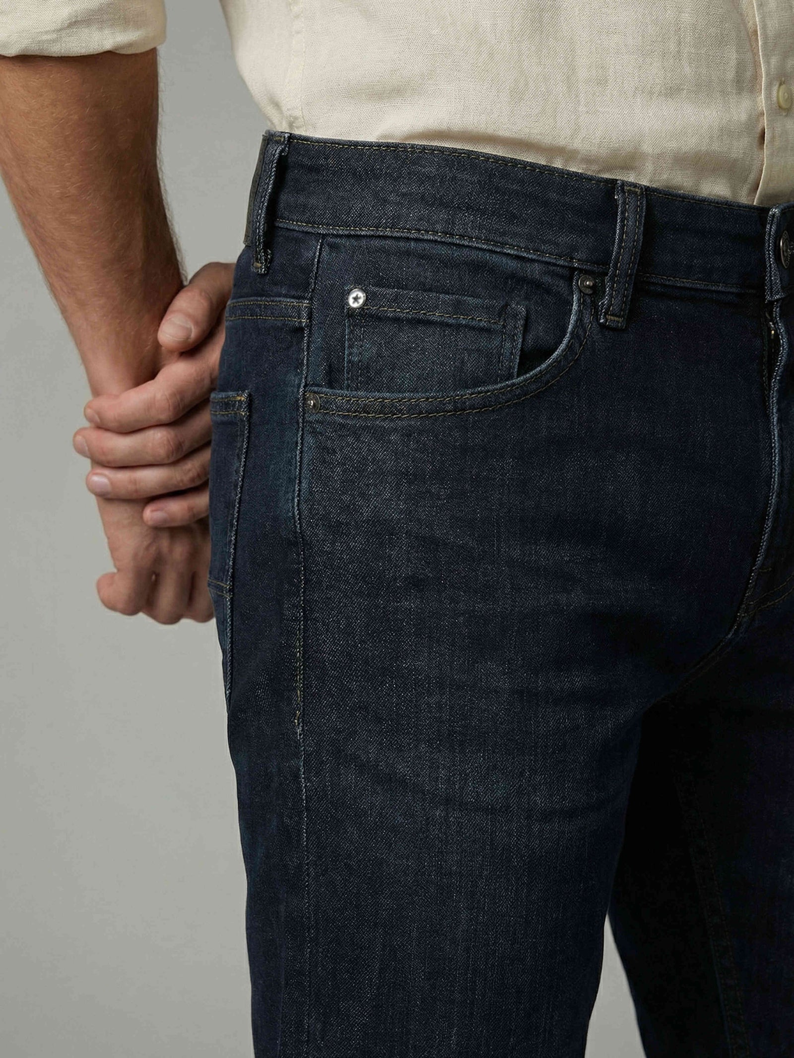 Celio Men Black Solid Skinny Fit Cotton Jeans