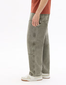 Celio Men Grey Solid Baggy Fit Cotton Jeans