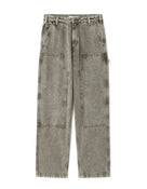 Celio Men Grey Solid Baggy Fit Cotton Jeans