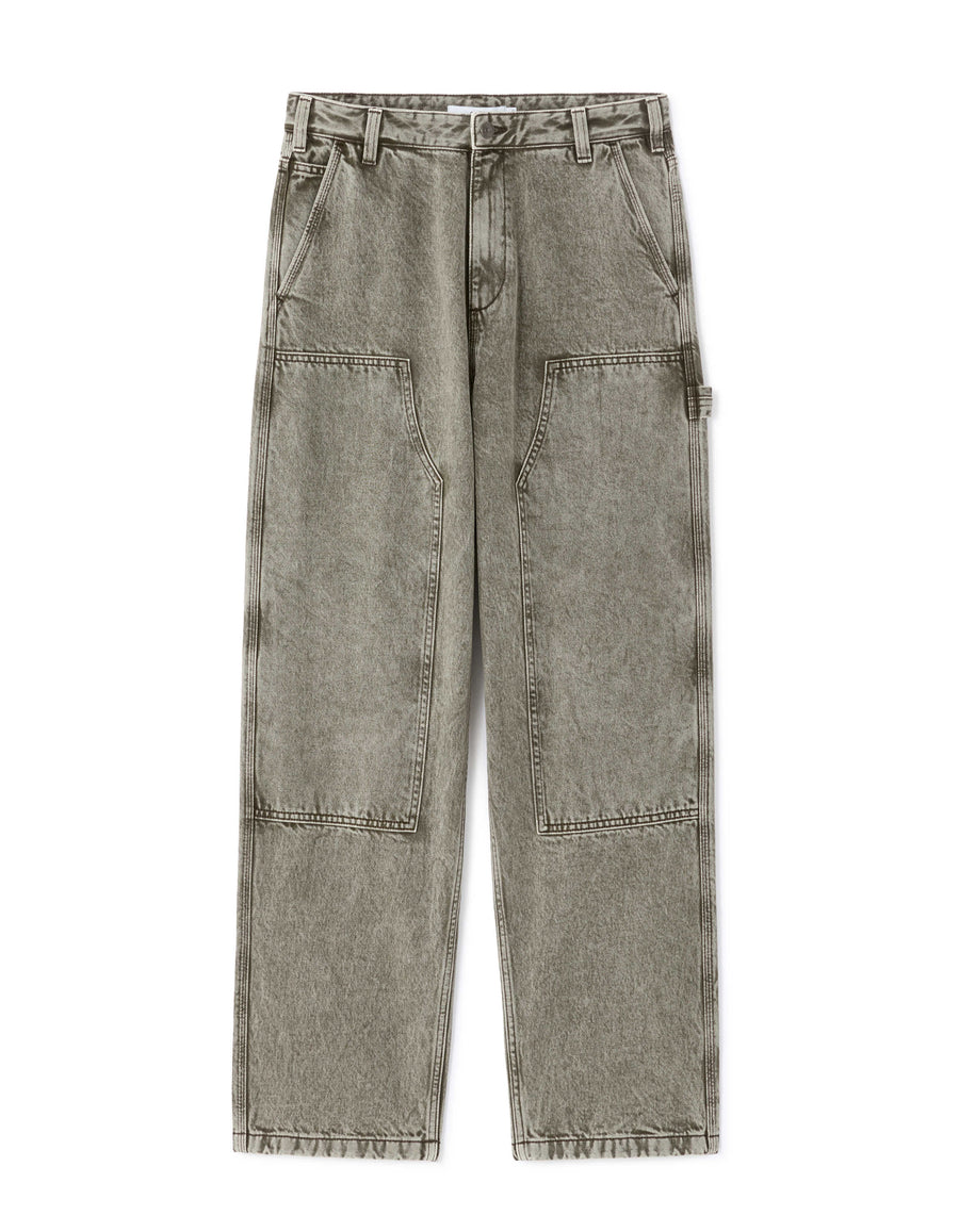 Celio Men Grey Solid Baggy Fit Cotton Jeans