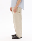 Celio Men Beige Solid Baggy Fit Cotton Jeans