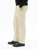 Celio Men Beige Solid Regular Fit Polyester Trousers