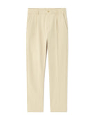 Celio Men Beige Solid Regular Fit Polyester Trousers