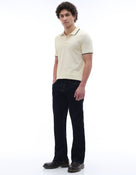 Celio Solid Bootcut Fit Cotton Poly Blend Blue Jeans