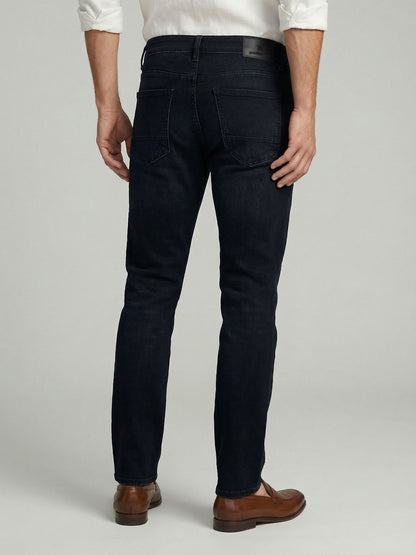 Celio Men Black Solid Straight Fit Cotton Jeans