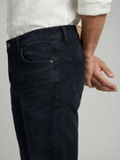 Celio Men Black Solid Straight Fit Cotton Jeans