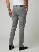 Celio Men Grey Solid Slim Fit Cotton Jeans
