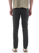 Celio Dobby Slim Fit Cotton Poly Blend Brown Jeans