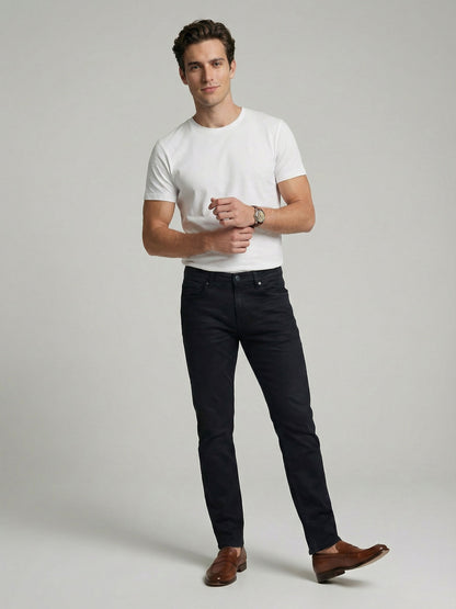 Celio* Men Blue Solid Skinny Fit Cotton Jeans