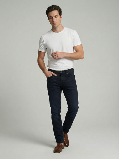 Celio* Men Blue Solid Skinny Fit Cotton Jeans