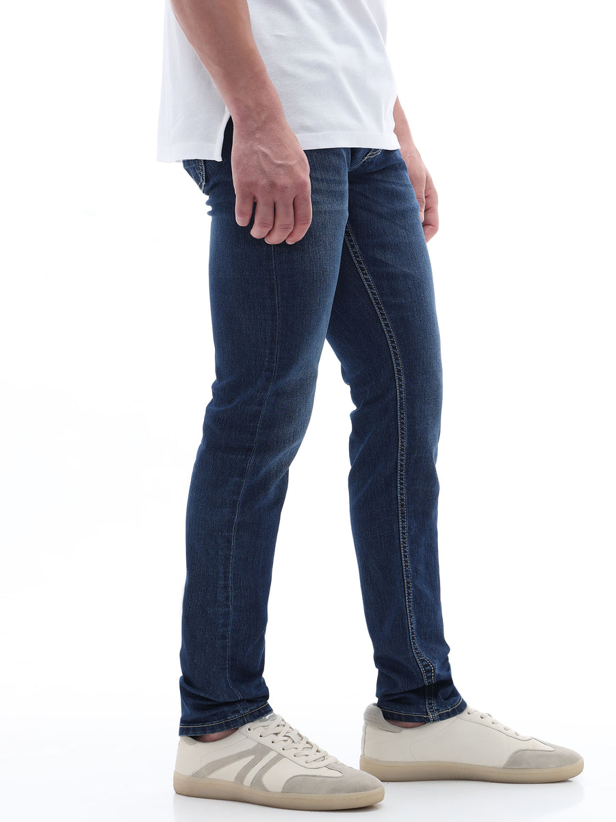 Celio Solid Slim Fit Cotton Poly Blend Grey Jeans