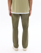 Slim Fit Stretch Cotton Trousers - Khaki