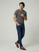 Celio Men Blue Solid Slim Fit Modal-Blend Jeans