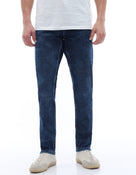 Celio Men Blue Solid Slim Fit Modal-Blend Jeans