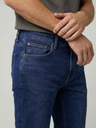 Celio Men Blue Solid Slim Fit Modal-Blend Jeans