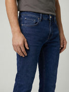Celio Men Blue Solid Slim Fit Modal-Blend Jeans