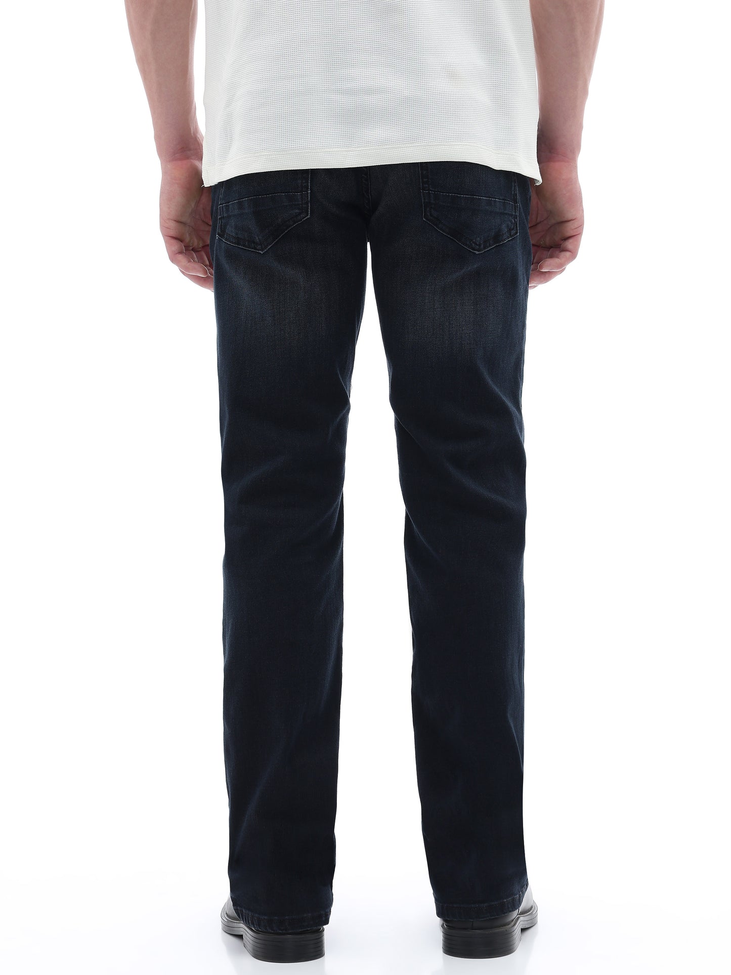Celio Solid Bootcut Fit Cotton Poly Blend Blue Jeans