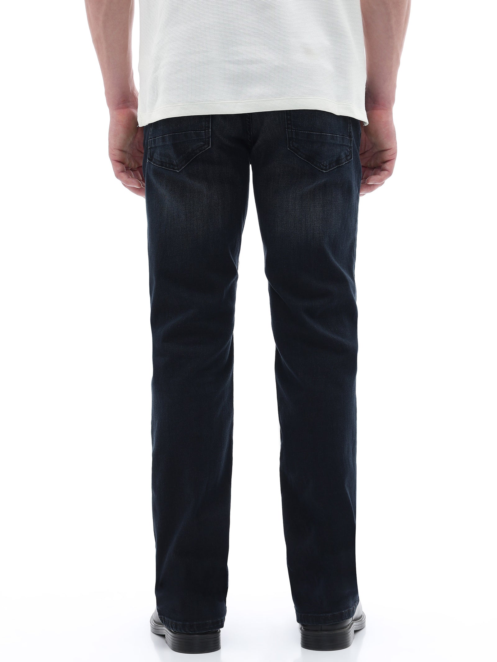 Celio Solid Bootcut Fit Cotton Poly Blend Blue Jeans