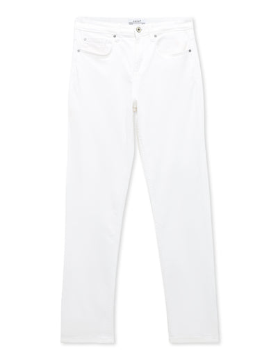 Celio Solid Loose Fit Cotton White Jeans