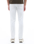 Celio Solid Loose Fit Cotton White Jeans