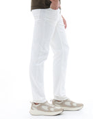 Celio Solid Loose Fit Cotton White Jeans